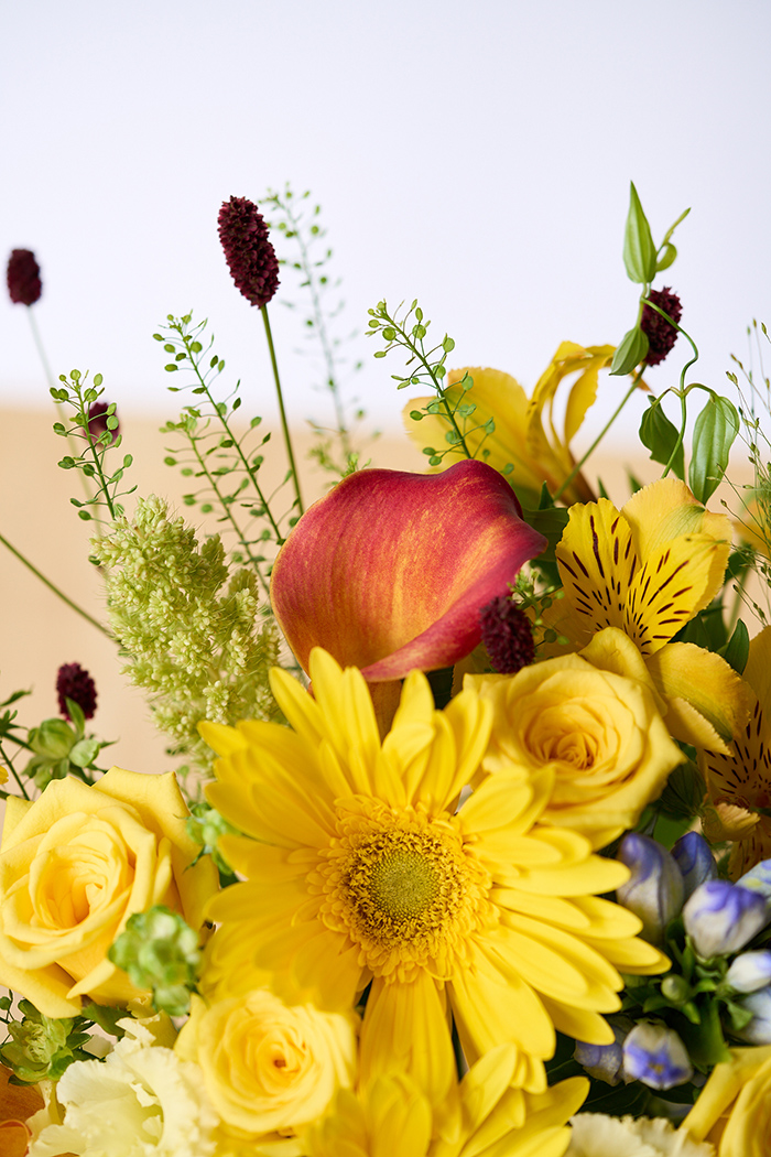 花束 季節のブーケ  イエロー #1913 size:100の写真7枚目