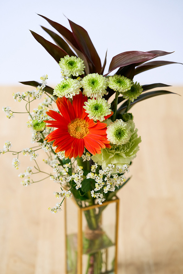 自宅用 お供え・お悔やみの花 980円セット #1931