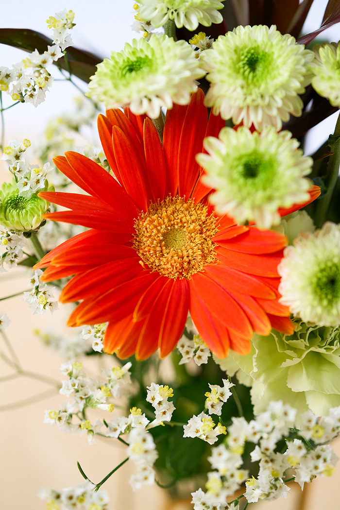 自宅用 お供え・お悔やみの花 980円セット #1931の写真3枚目