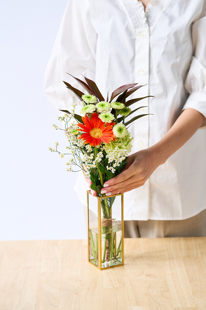 自宅用 お供え・お悔やみの花 980円セット #1931の写真7枚目