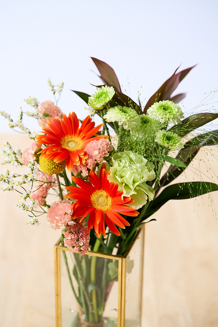 自宅用 お供え・お悔やみの花 1,480円セット #1932