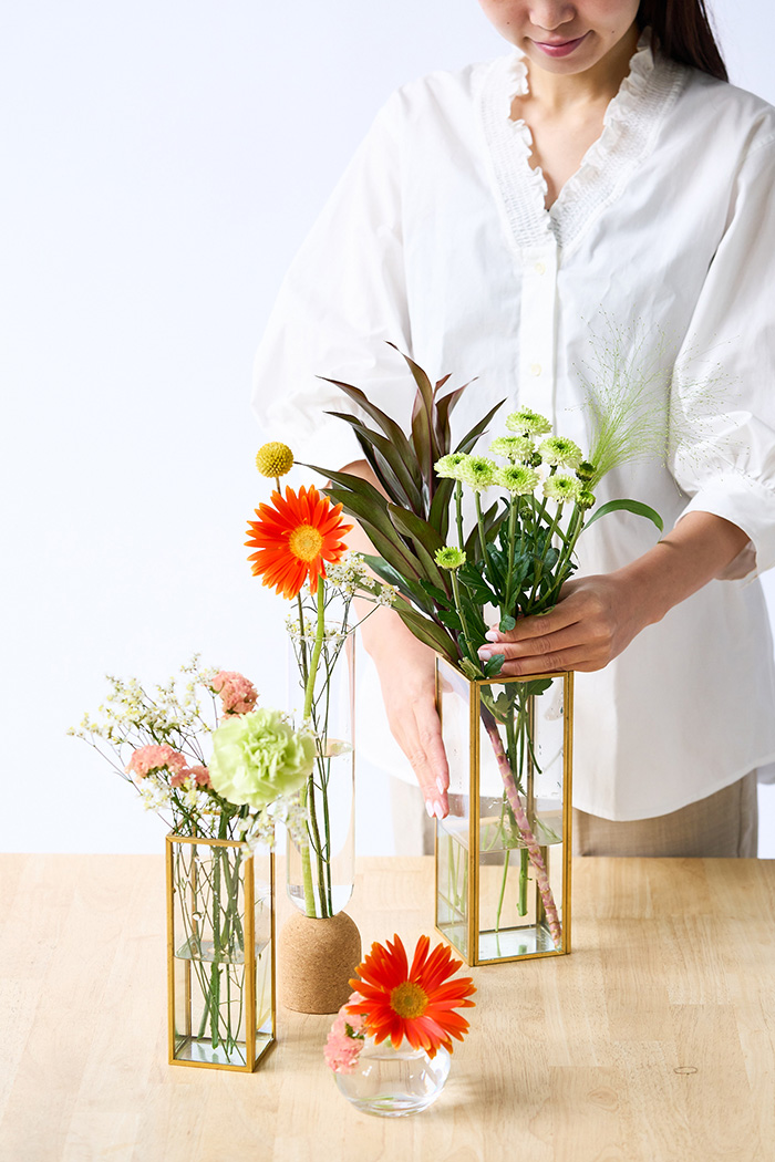 自宅用 お供え・お悔やみの花 1,480円セット #1932の写真9枚目