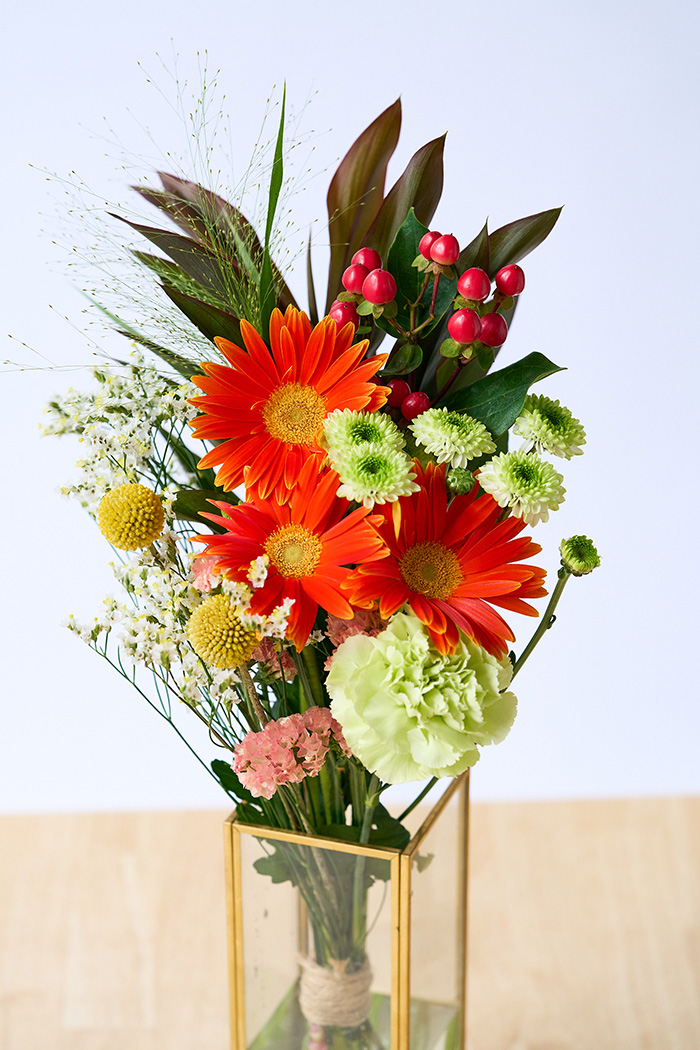 自宅用 お供え・お悔やみの花 1,980円セット #1933の写真2枚目