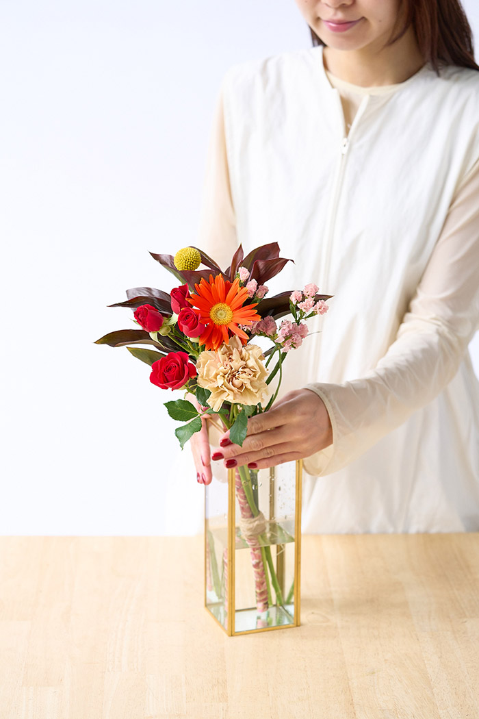 自宅用 季節のお花 980円セット #1934