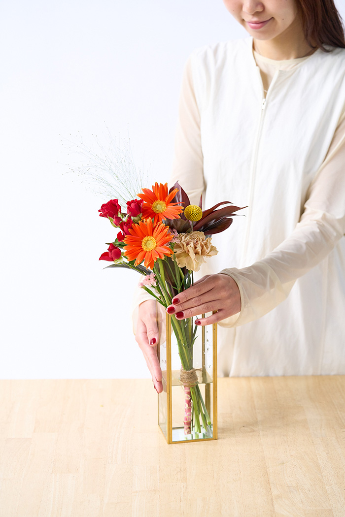 自宅用 季節のお花 1,480円セット #1935