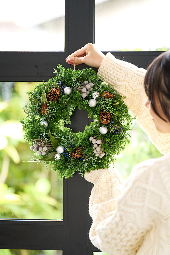 クリスマス限定商品 フレッシュリース シルバー S #1948 size:80