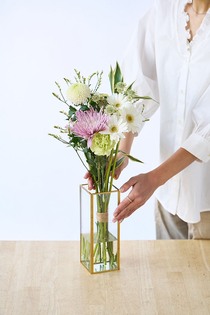 自宅用 お供え・お悔やみの花 1,980円セット #1970