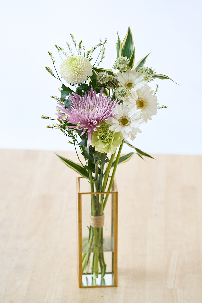 自宅用 お供え・お悔やみの花 1,980円セット #1970の写真3枚目