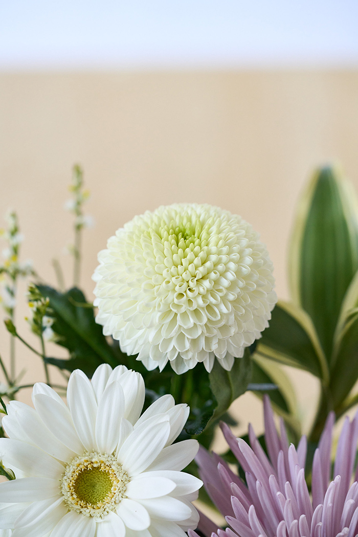 自宅用 お供え・お悔やみの花 1,480円セット #1971の写真5枚目