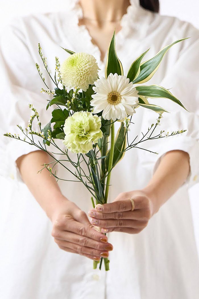 自宅用 お供え・お悔やみの花 980円セット #1972