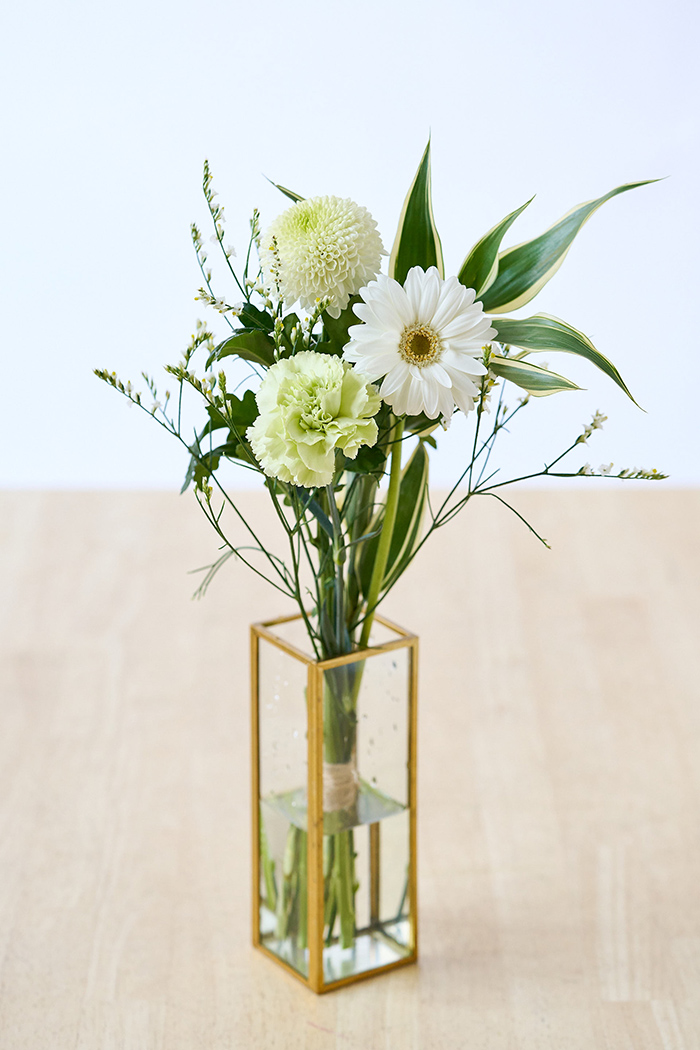 自宅用 お供え・お悔やみの花 980円セット #1972の写真3枚目