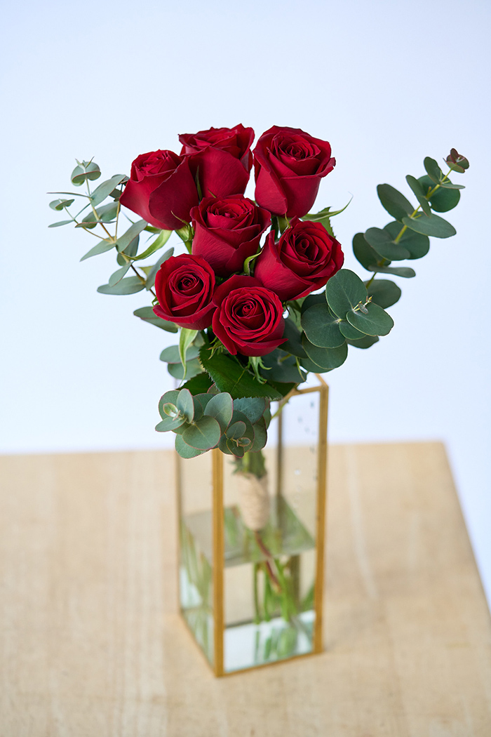 バレンタイン限定 ローズブーケ3本〜 Red/Blk size80 #1976の写真4枚目