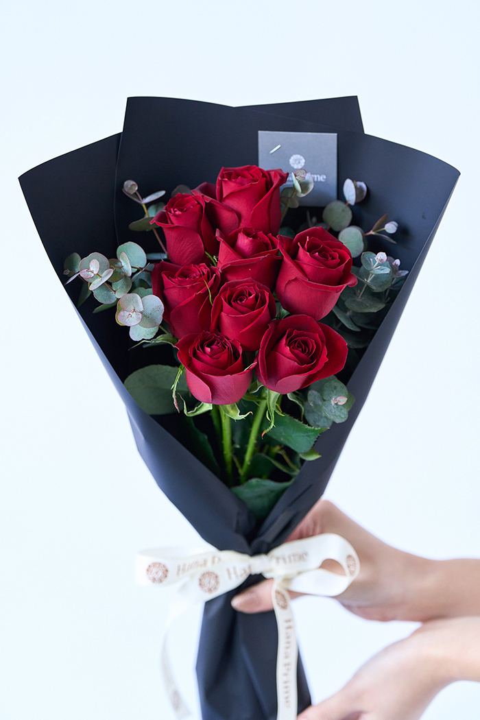 バレンタイン限定 ローズブーケ3本〜 Red/Blk size80 #1976の写真10枚目