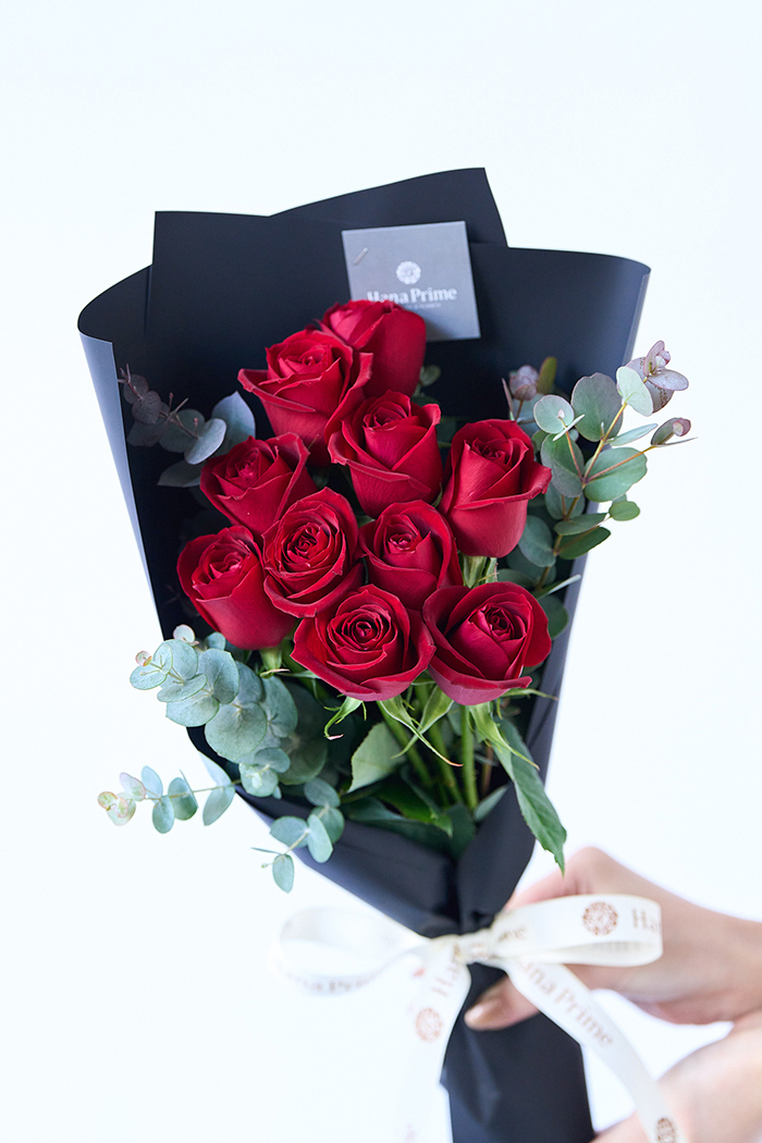 バレンタイン限定 ローズブーケ3本〜 Red/Blk size80 #1976の写真12枚目