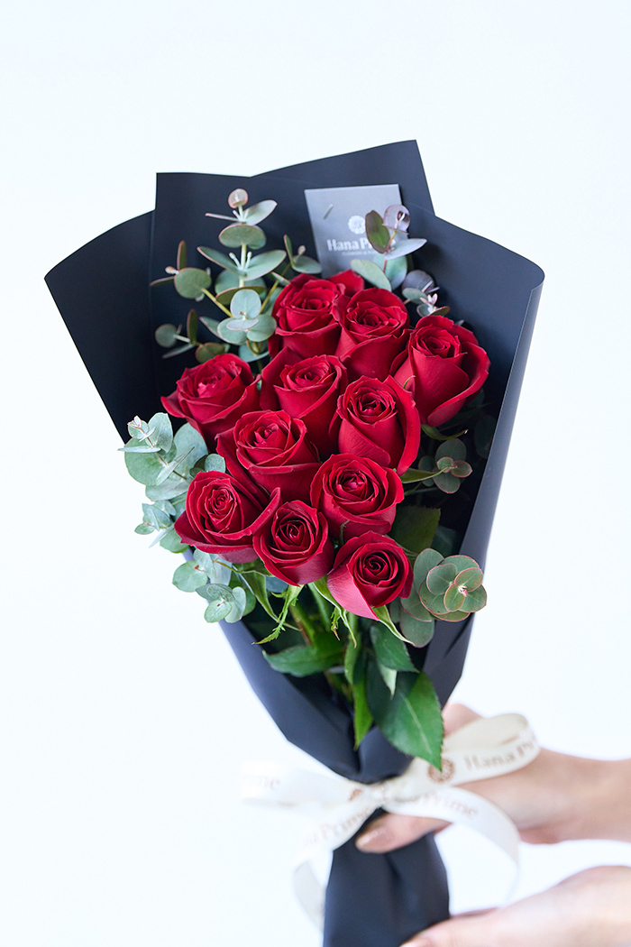 バレンタイン限定 ローズブーケ3本〜 Red/Blk size80 #1976の写真13枚目