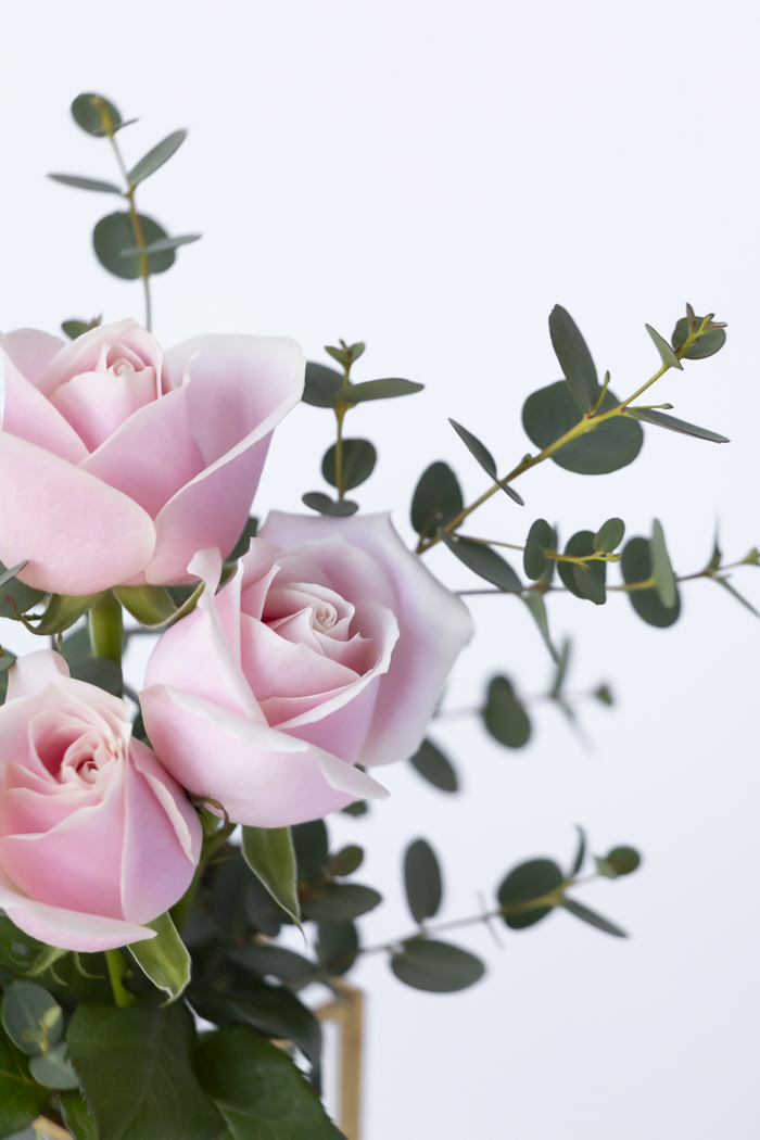 バレンタイン限定 ローズブーケ3本〜 Pink size80 #1977の写真6枚目