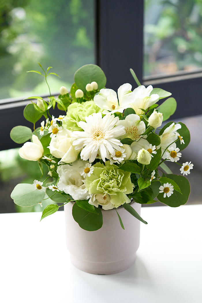 アレンジメント ホワイト #1980 size:80の写真3枚目