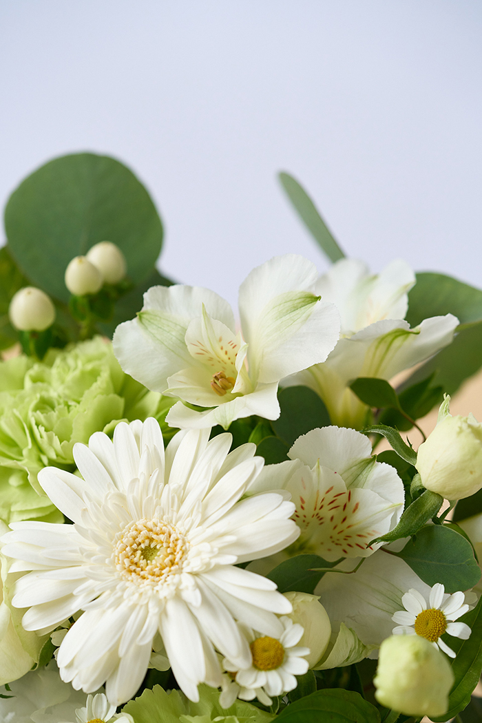 アレンジメント ホワイト #1980 size:80の写真6枚目