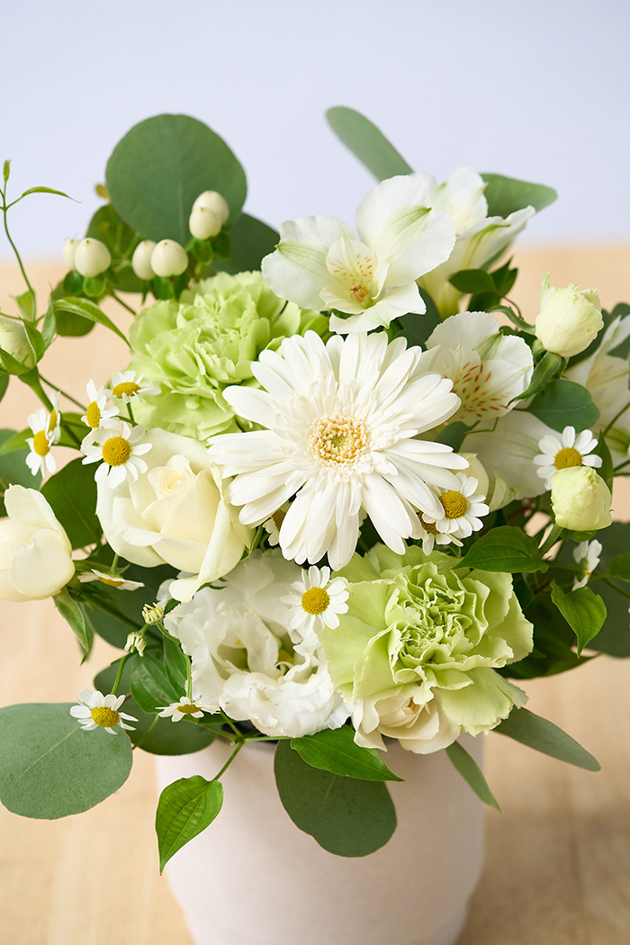 アレンジメント ホワイト #1980 size:80の写真2枚目