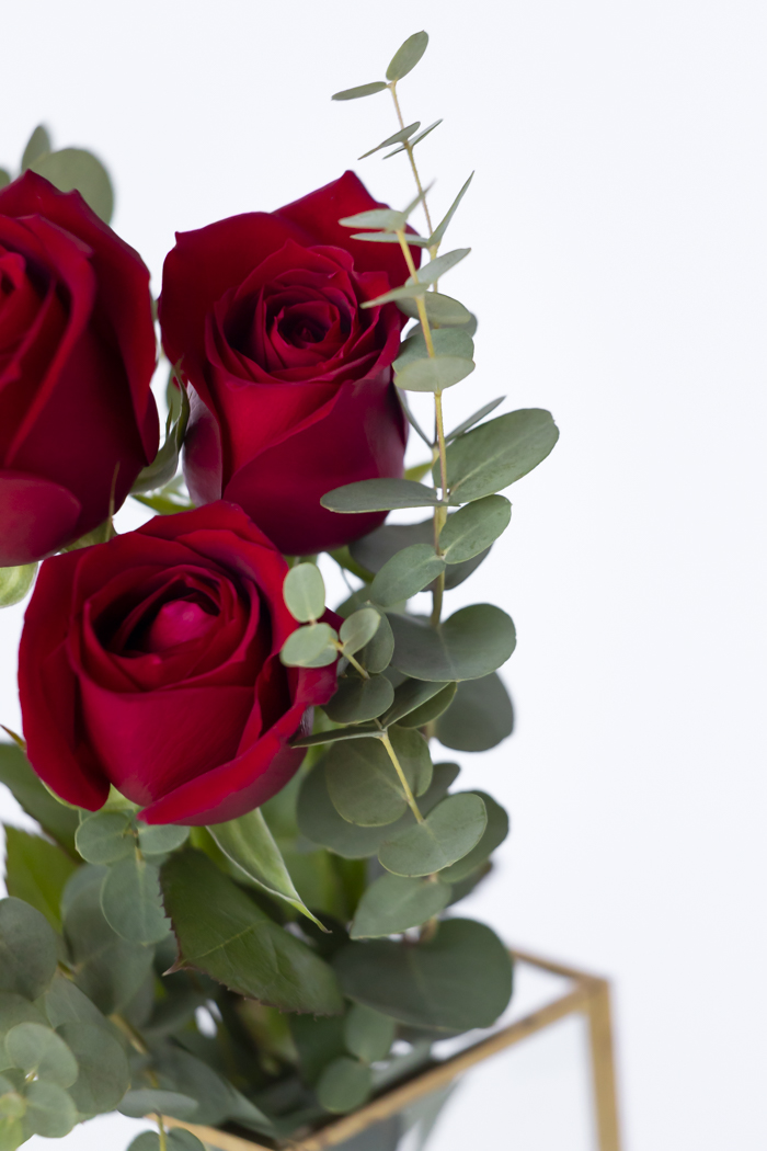 バレンタイン限定 ローズブーケ3本〜 Red size80 #1981の写真6枚目