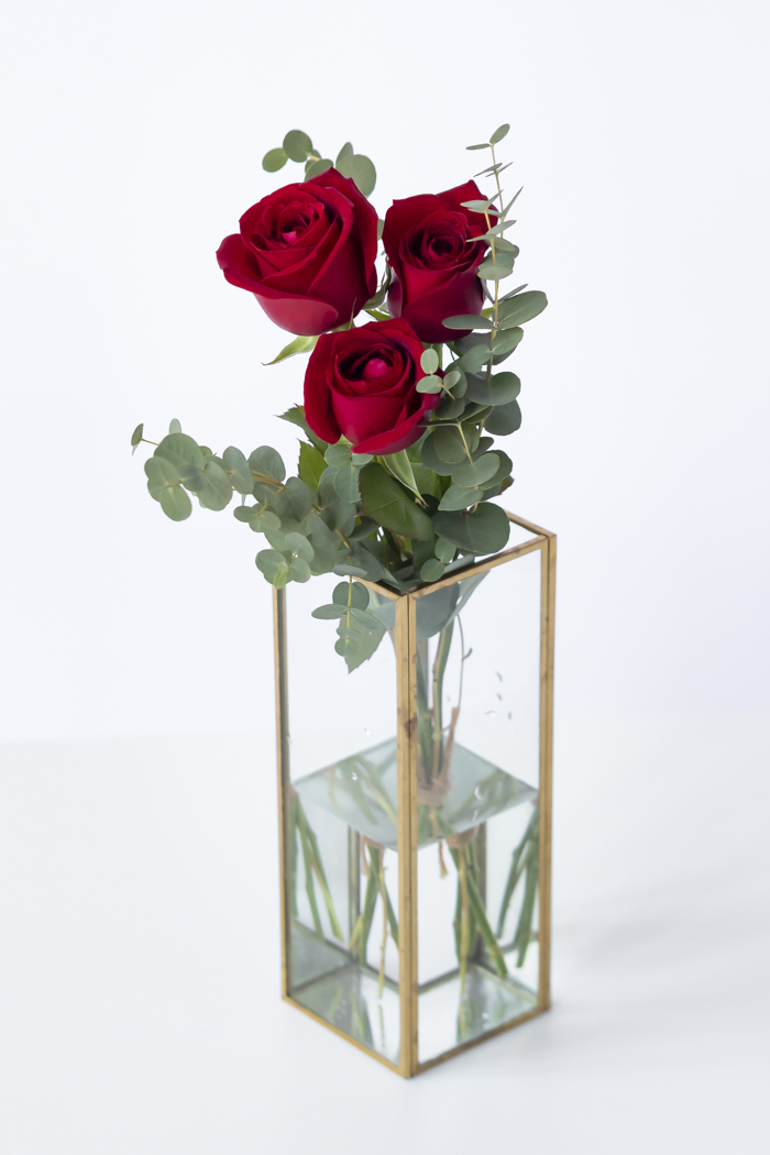 バレンタイン限定 ローズブーケ3本〜 Red size80 #1981の写真7枚目