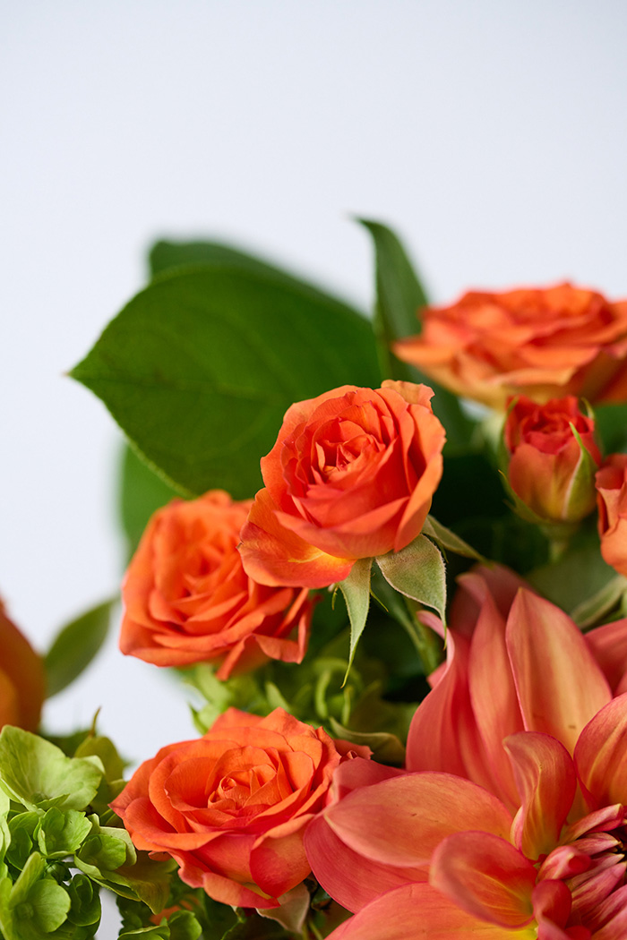 花束 スタンダードブーケ オレンジ #2008 size:100の写真9枚目