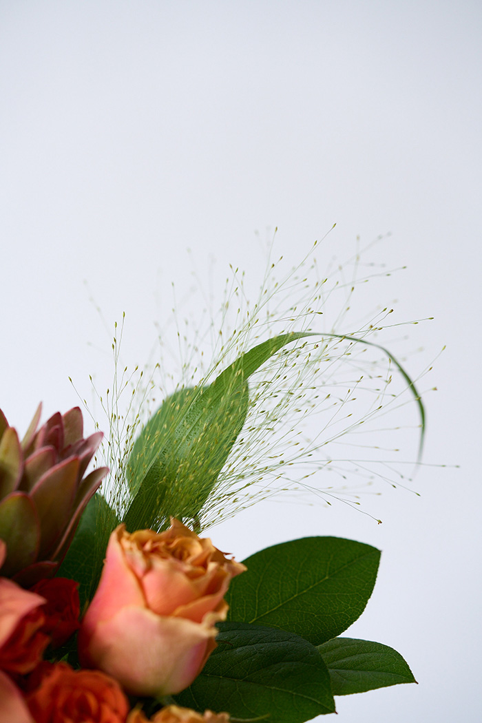 花束 スタンダードブーケ オレンジ #2008 size:100の写真10枚目