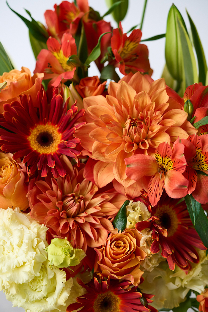 花束 スタンダードブーケ オレンジ #2009 size:120の写真6枚目