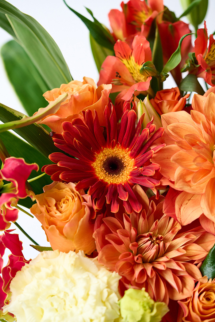 花束 スタンダードブーケ オレンジ #2009 size:120の写真7枚目