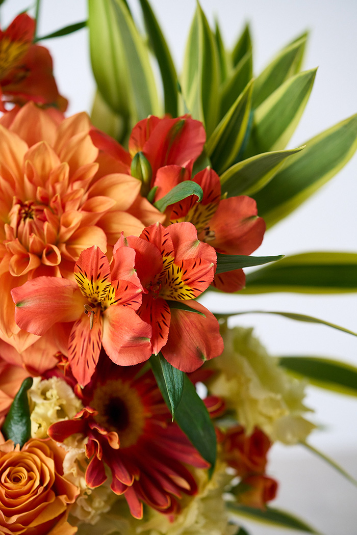 花束 スタンダードブーケ オレンジ #2009 size:120の写真8枚目