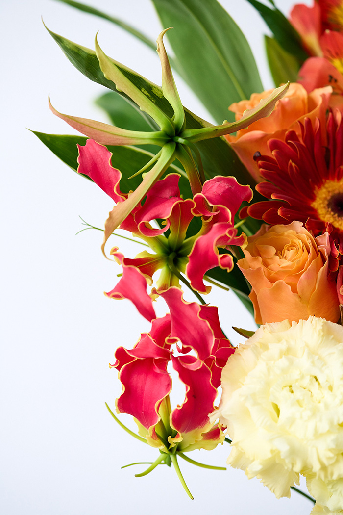 花束 スタンダードブーケ オレンジ #2009 size:120の写真9枚目