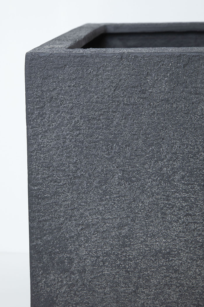 鉢カバー  リガンデ キューブ ブラック(10号鉢)