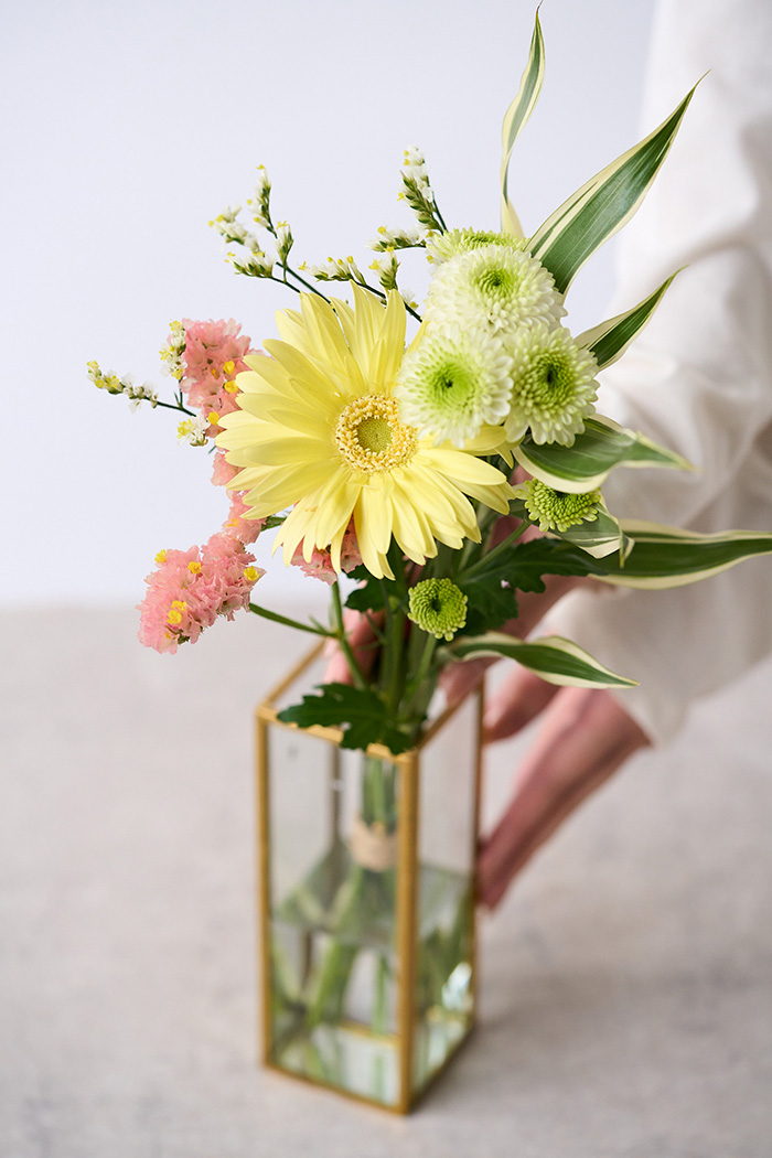 自宅用 お供え・お悔やみの花 980円セット #2017の写真3枚目