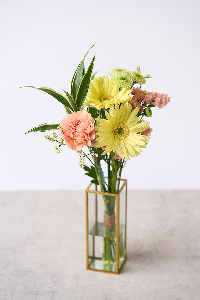 自宅用 お供え・お悔やみの花 1,480円セット #2018の写真3枚目