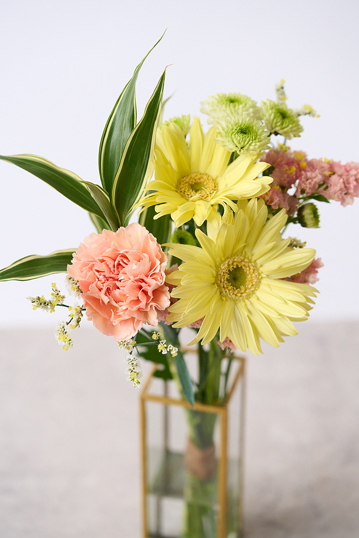 自宅用 お供え・お悔やみの花 1,480円セット #2018の写真4枚目