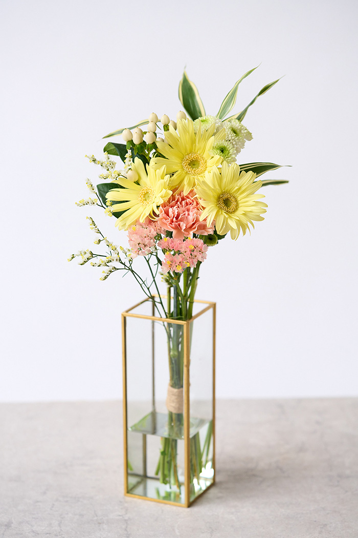 自宅用 お供え・お悔やみの花 1,980円セット #2019の写真3枚目