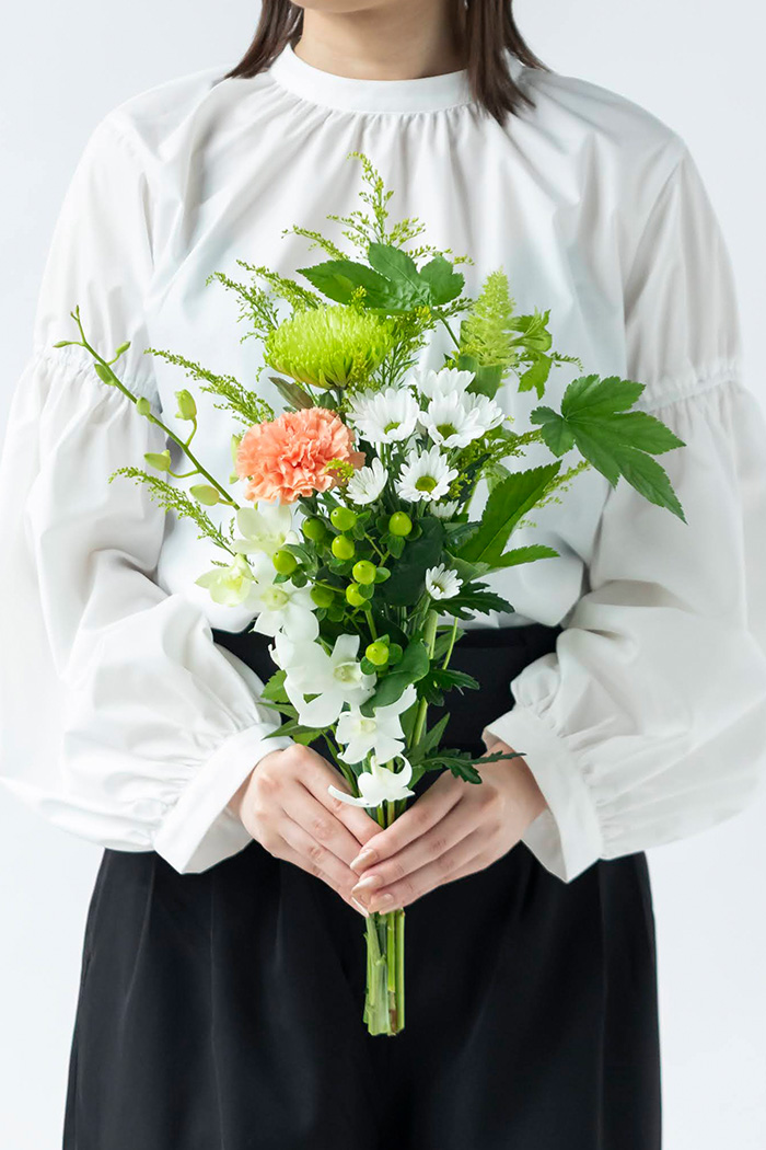 自宅用 お供え・お悔やみの花 1,980円セット #2068の写真1枚目