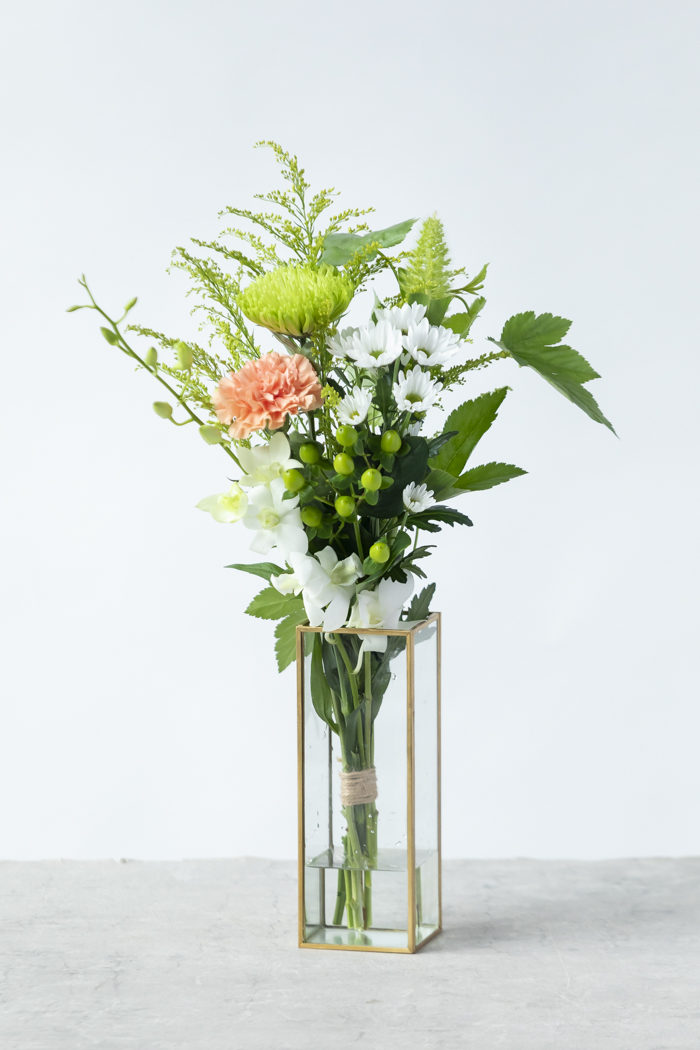 自宅用 お供え・お悔やみの花 1,980円セット #2068の写真3枚目