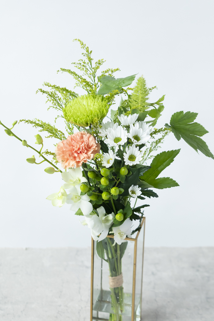 自宅用 お供え・お悔やみの花 1,980円セット #2068の写真4枚目