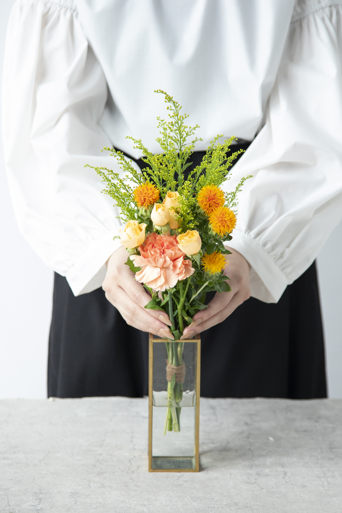 自宅用 季節のお花 980円セット #2069