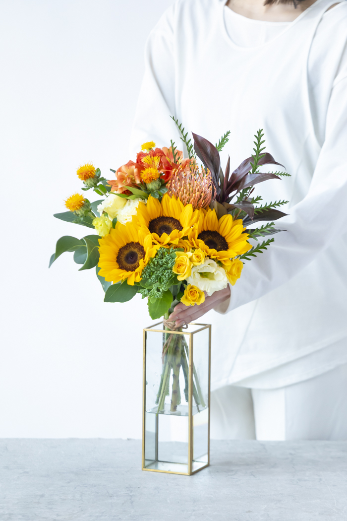 季節の花束 スタンダードブーケ #2079 size:100の写真3枚目