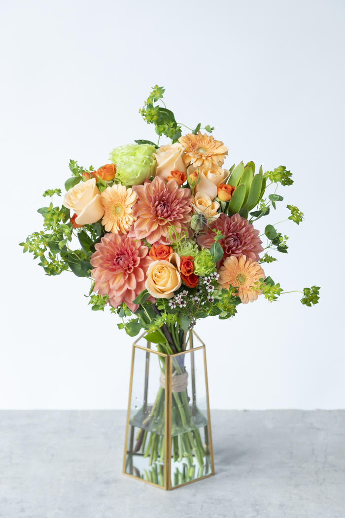 花束 スタンダードブーケ オレンジ #2081 size:120の写真3枚目