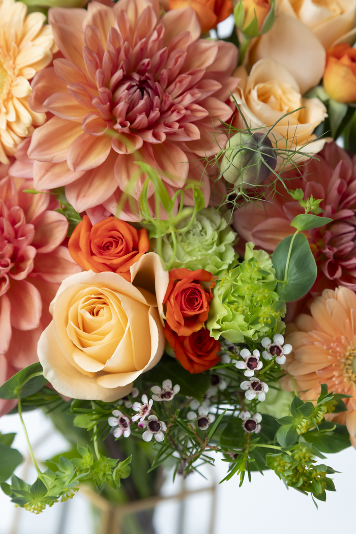 花束 スタンダードブーケ オレンジ #2081 size:120の写真6枚目