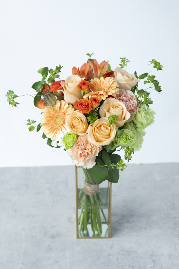 花束 スタンダードブーケ オレンジ #2082 size:100の写真4枚目