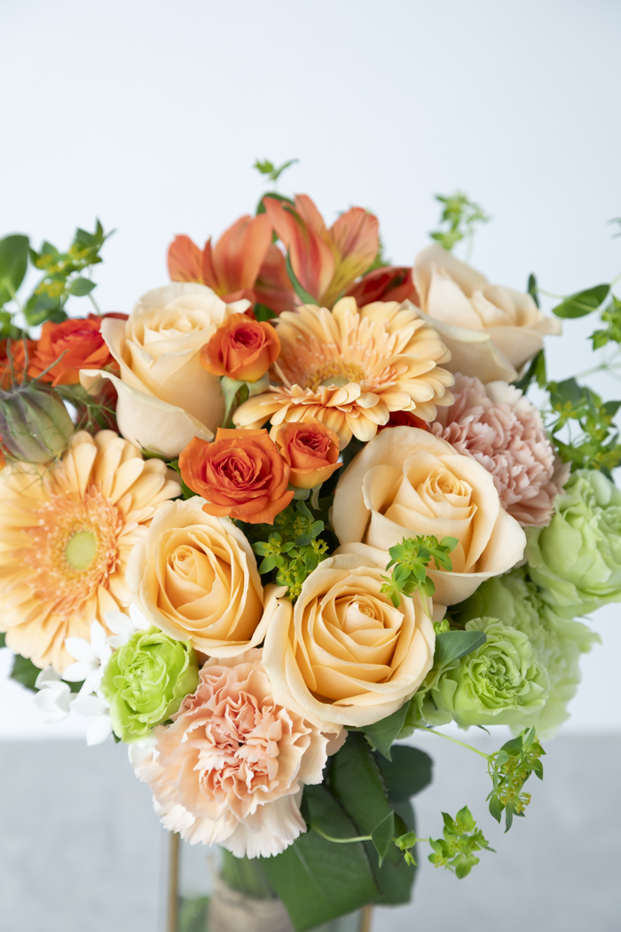 花束 スタンダードブーケ オレンジ #2082 size:100