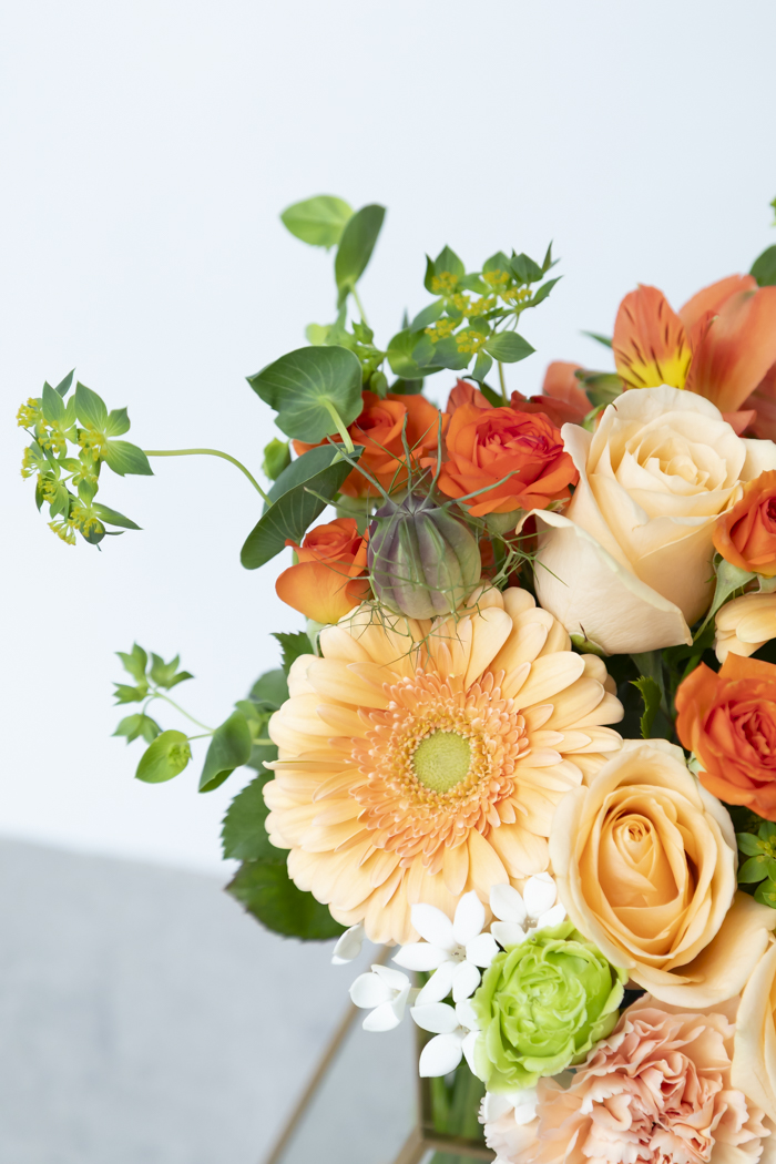 花束 スタンダードブーケ オレンジ #2082 size:100の写真5枚目