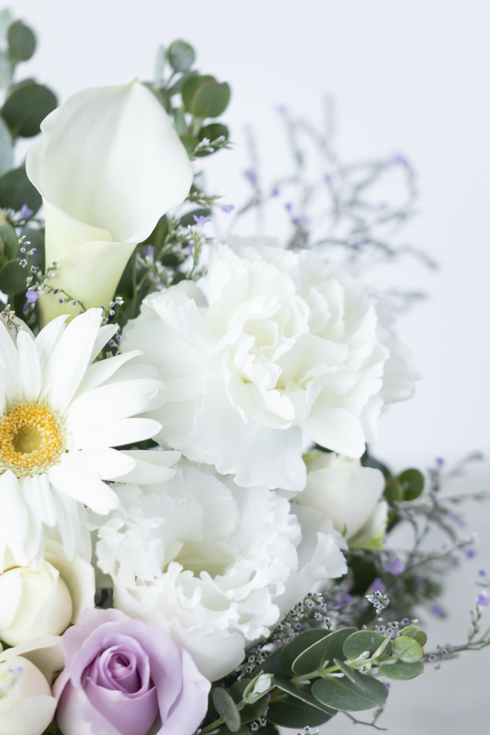 アレンジメント ホワイトパープル #2124 size:80の写真7枚目