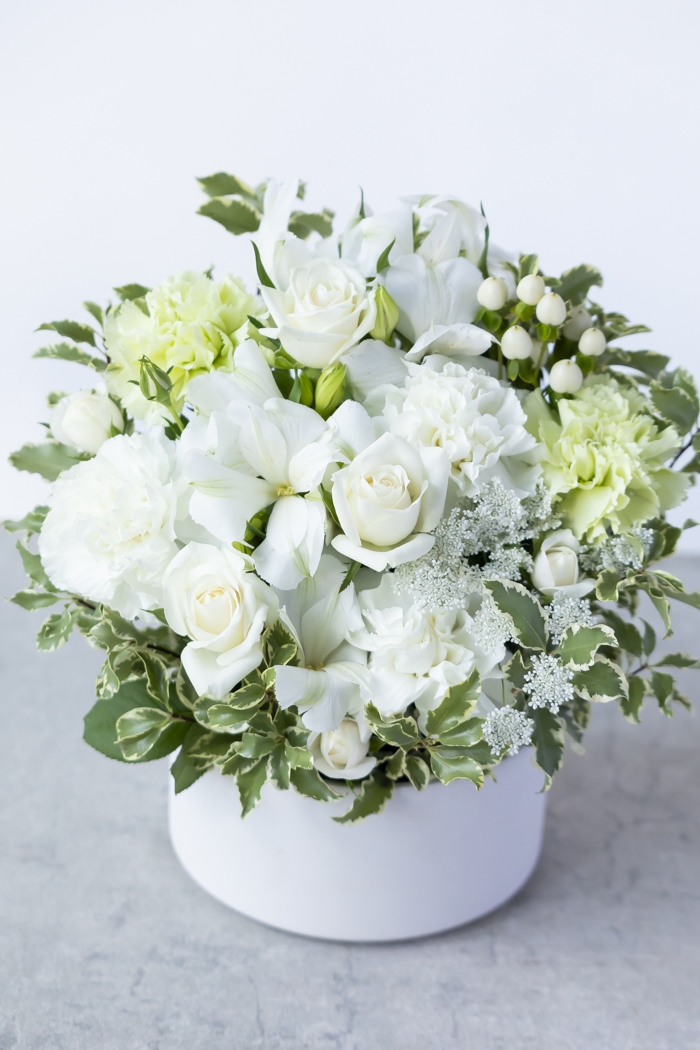 アレンジメント ホワイト #2144 size:80