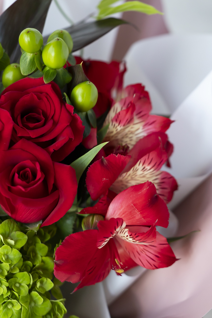 そのまま飾れるブーケ #2152 size:80 REDの写真5枚目