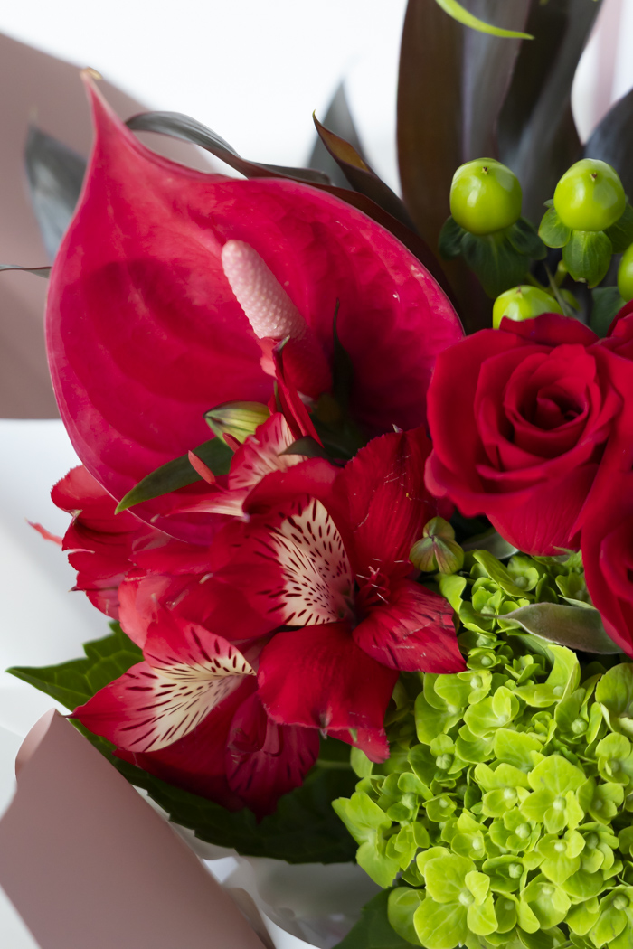 そのまま飾れるブーケ #2152 size:80 REDの写真7枚目